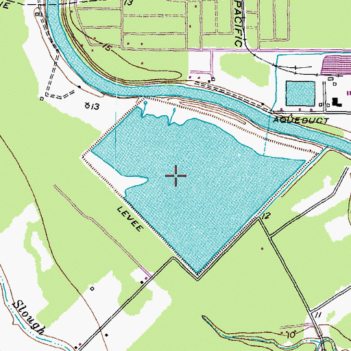 Topographic Map of Eagle Air Park, TX
