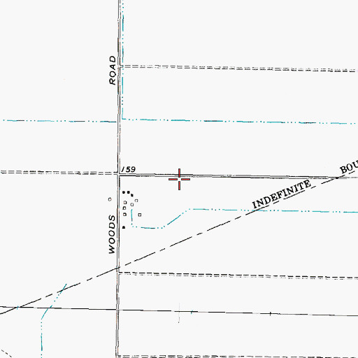 Topographic Map of Jo Na Acres Airport, TX