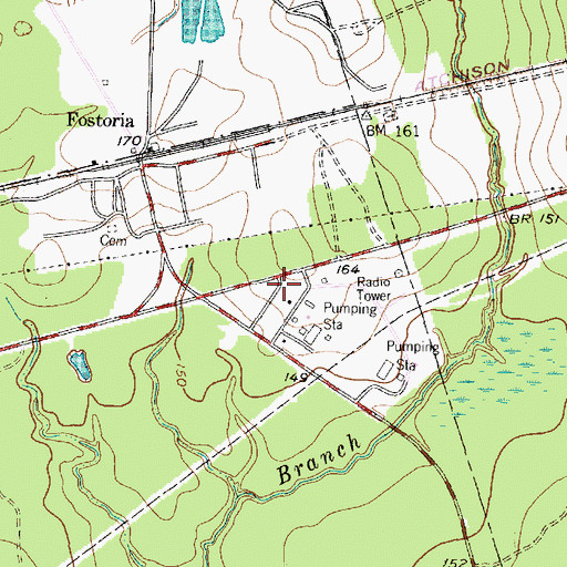 Topographic Map of TGP 25 Heliport, TX