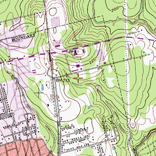 Topographic Map of Montgomery County Law Enforcement Center Heliport, TX