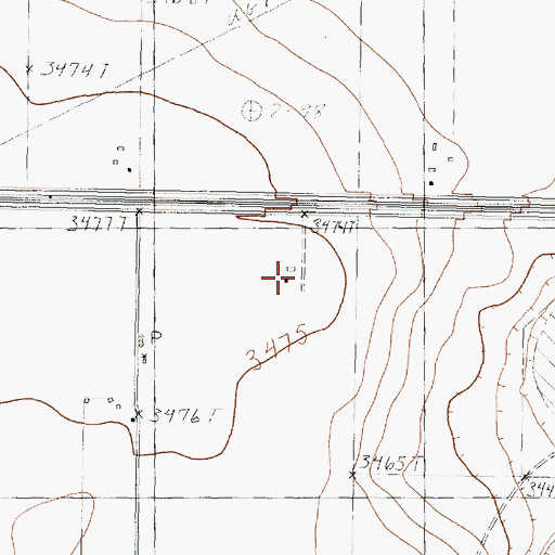 Topographic Map of Eagles Aerodrome, TX