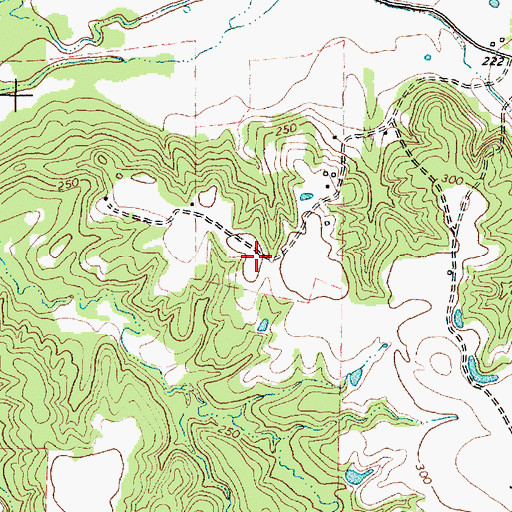 Topographic Map of M Y Ranch Airport, TX