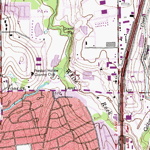 Topographic Map of Medical City Dallas Hospital Heliport, TX