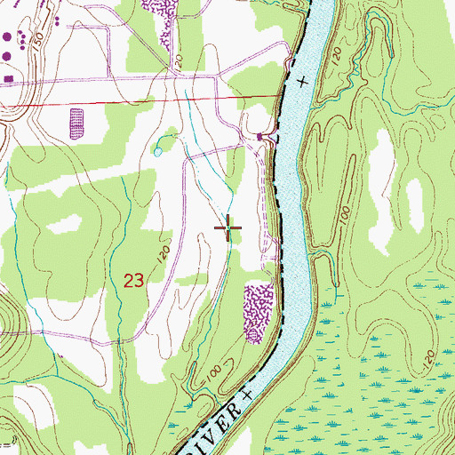 Topographic Map of Yufali (historical), AL