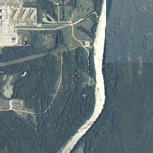 Aerial/Satellite Image of Yufali (historical), AL