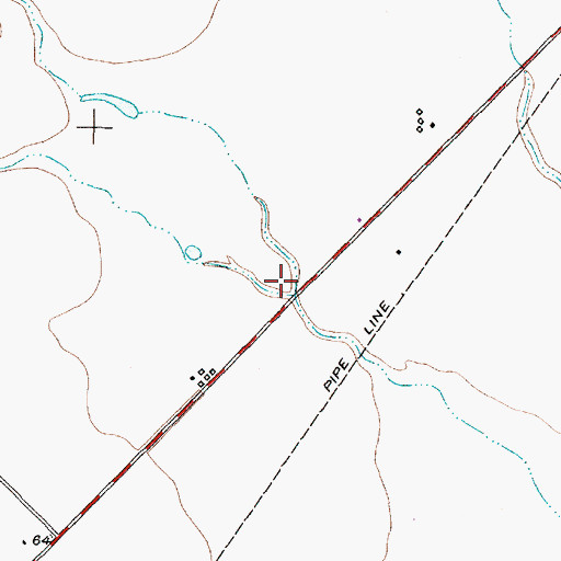 Topographic Map of H & S Airfield, TX