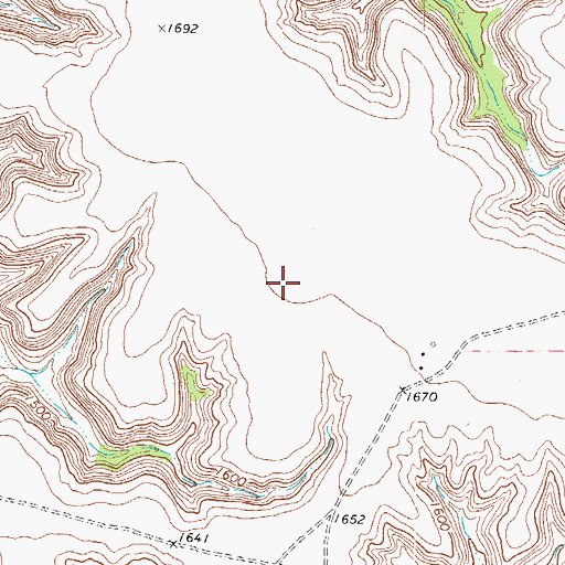 Topographic Map of Devil's River Ranch Airport, TX