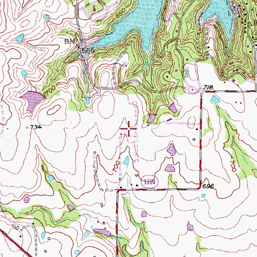 Topographic Map of Kidd-Private Airport (historical), TX