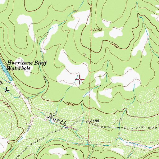 Topographic Map of Rocking R Ranch Airport, TX