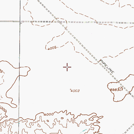 Topographic Map of Horizon Airport (historical), TX