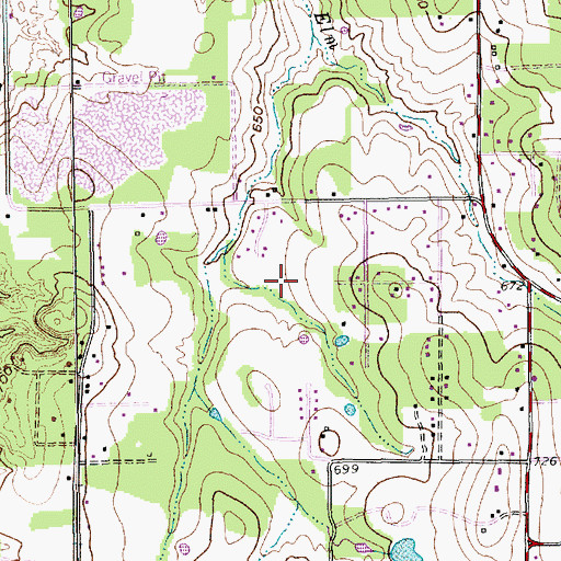 Topographic Map of Alpine Range Airport, TX