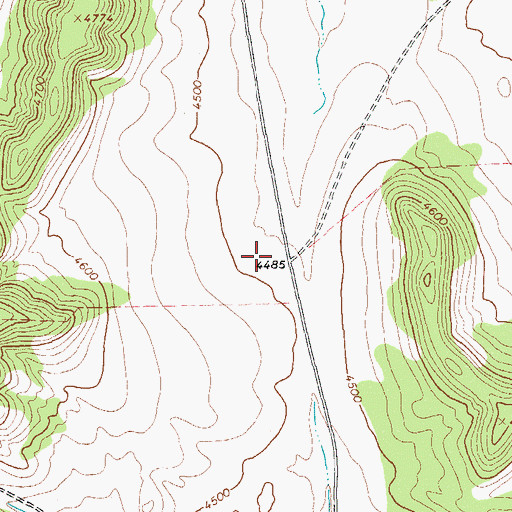 Topographic Map of Allison Ranch Airport, TX