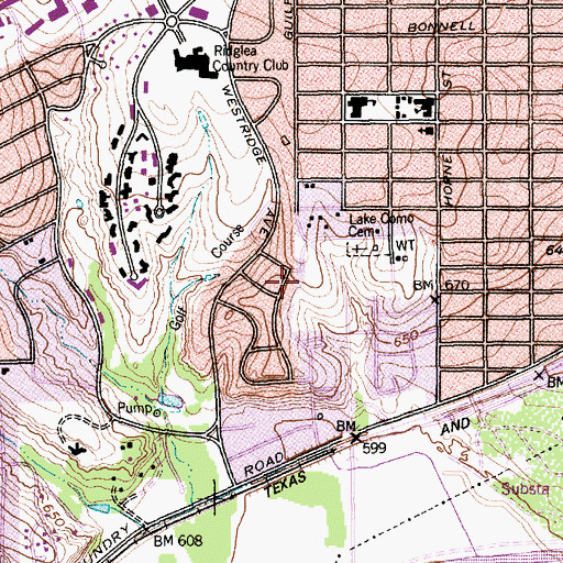 Topographic Map of Jmk International Incorporated Heliport, TX