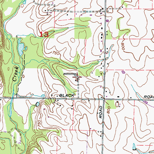 Topographic Map of Holt Store (historical), AL