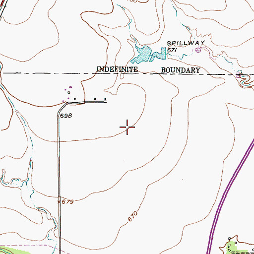 Topographic Map of Fort Worth Alliance Airport, TX