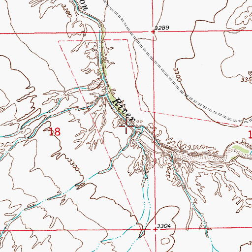 Topographic Map of Willow Spring Wash, AZ