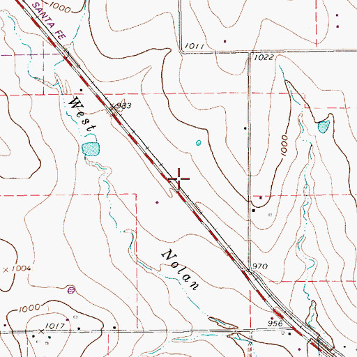 Topographic Map of Aresti Aerodrome, TX