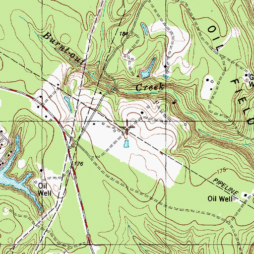 Topographic Map of Loghouse /STOL/ Airport, TX