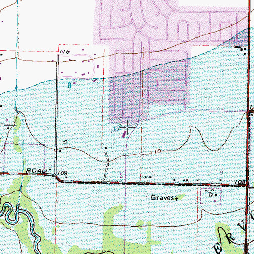 Topographic Map of Harris County Clay Road Courthouse Heliport, TX