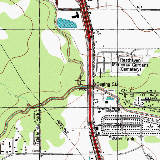 Topographic Map of Allied Northborough Heliport, TX