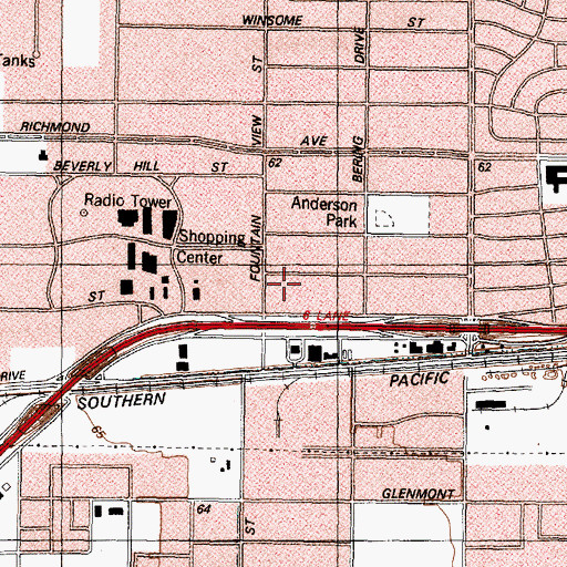 Topographic Map of Graco Mechanical Incorporated Heliport, TX