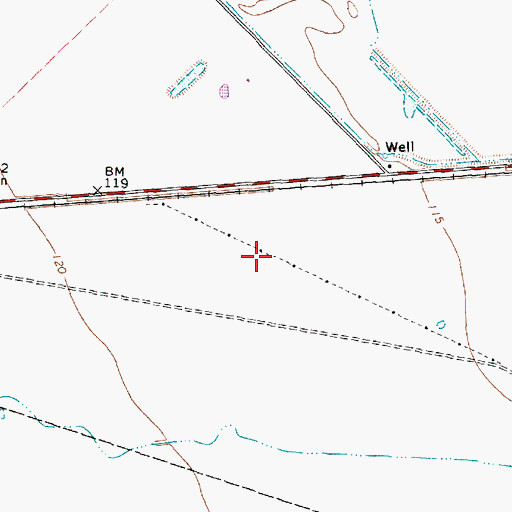 Topographic Map of Westheimer Air Park, TX