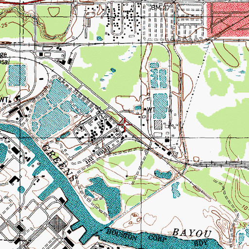 Topographic Map of Life Flight Heliport, TX