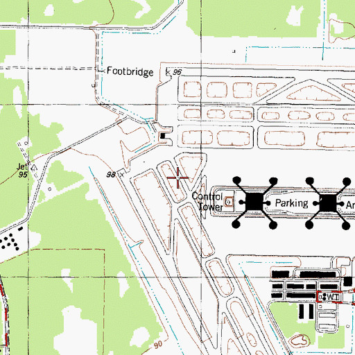 Topographic Map of Papa Heliport, TX
