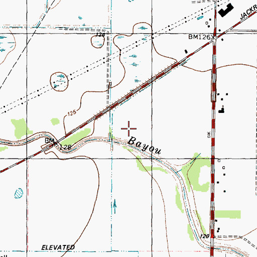 Topographic Map of Steeplechase Heliport, TX
