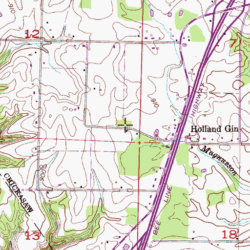 Topographic Map of Scoot School (historical), AL