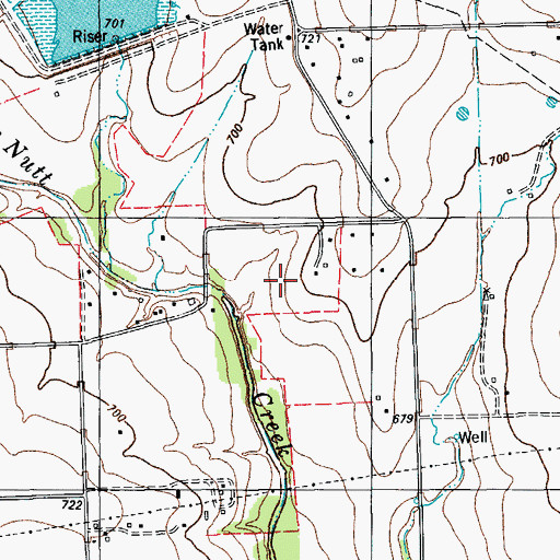 Topographic Map of Hummingbird Heliport, TX