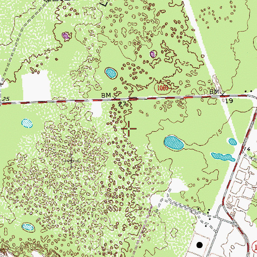 Topographic Map of Navsta Ingleside Heliport, TX
