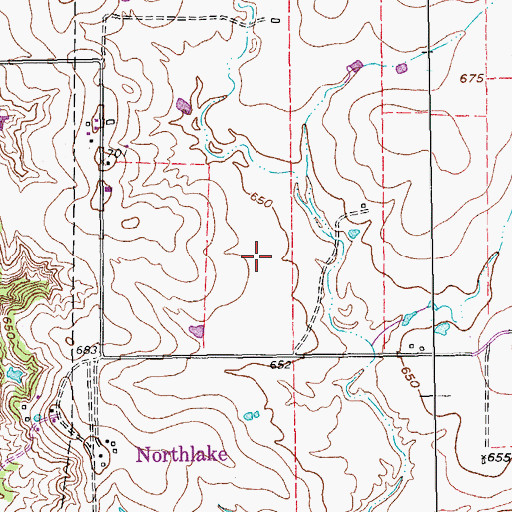 Topographic Map of Blue Jay Air Field (historical), TX