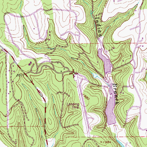 Topographic Map of Tierra Linda Ranch Airport, TX