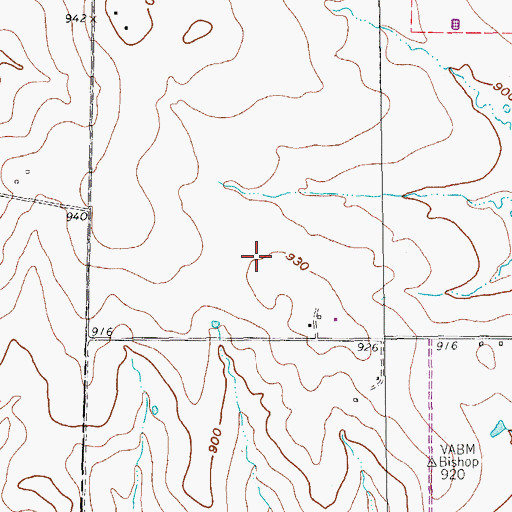 Topographic Map of Eagle's Landing, TX