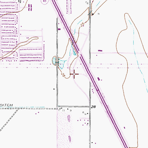 Topographic Map of Bay Electric Supply Heliport, TX