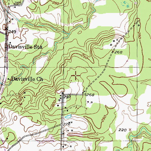 Topographic Map of Gravco Airport, TX
