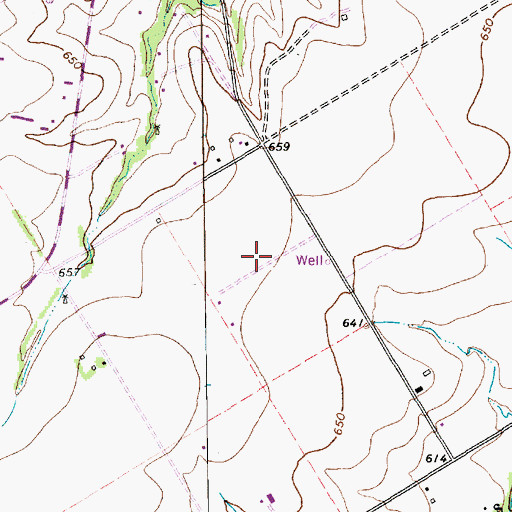 Topographic Map of Eagle Nest Airport (historical), TX