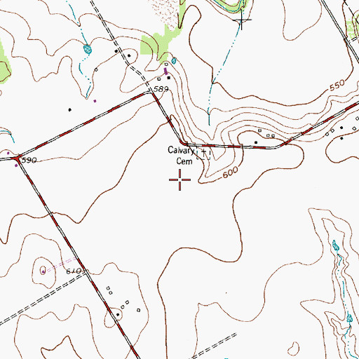Topographic Map of Jack Miller Stolport (historical), TX