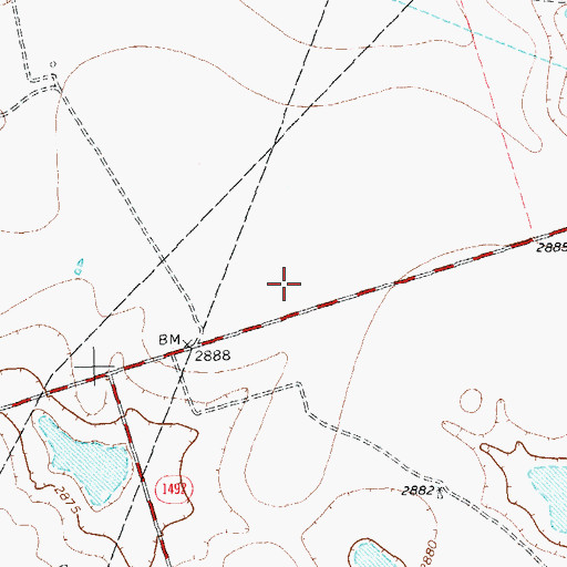 Topographic Map of Eagles Nest Gliderport, TX