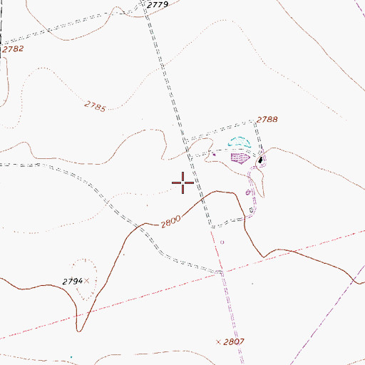 Topographic Map of Skywest Inc Airport, TX