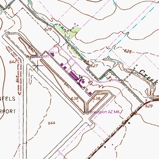 Topographic Map of New Braunfels Regional Airport, TX