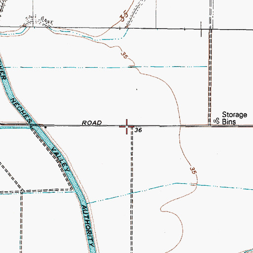 Topographic Map of Sonny Broussard Landing Strip (historical), TX