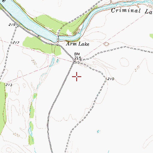 Topographic Map of Carter Ranch Airport, TX
