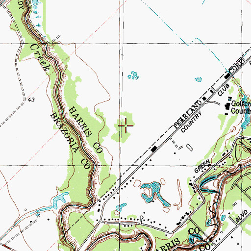 Topographic Map of Club House Number 1 Heliport, TX