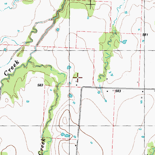 Topographic Map of Forest Hill Airport, TX
