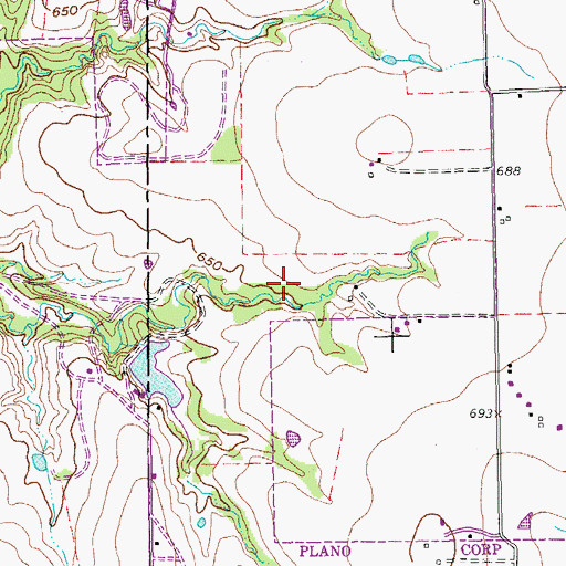 Topographic Map of Childrens Presbyterian Health Center of North Texas Heliport, TX