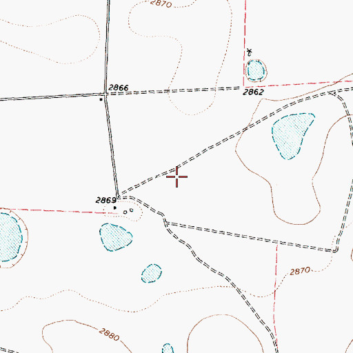 Topographic Map of Macy Ranch Airport (historical), TX