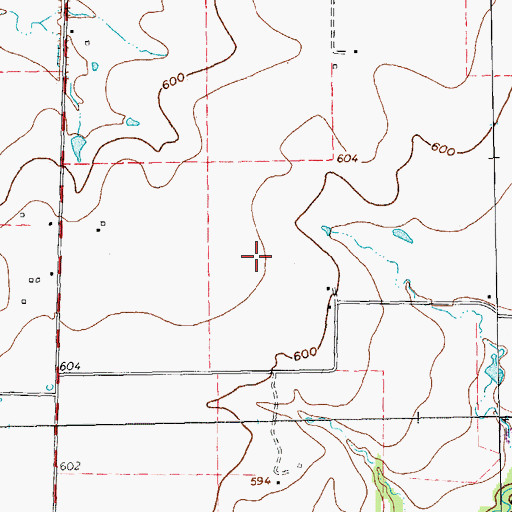 Topographic Map of Pleasure Field, TX