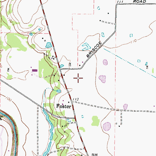 Topographic Map of Heritage Ranch Airport (historical), TX
